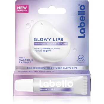 Labello Glowy Lips Balsam de buze hidratant cu acid hialuronic - imagine 2